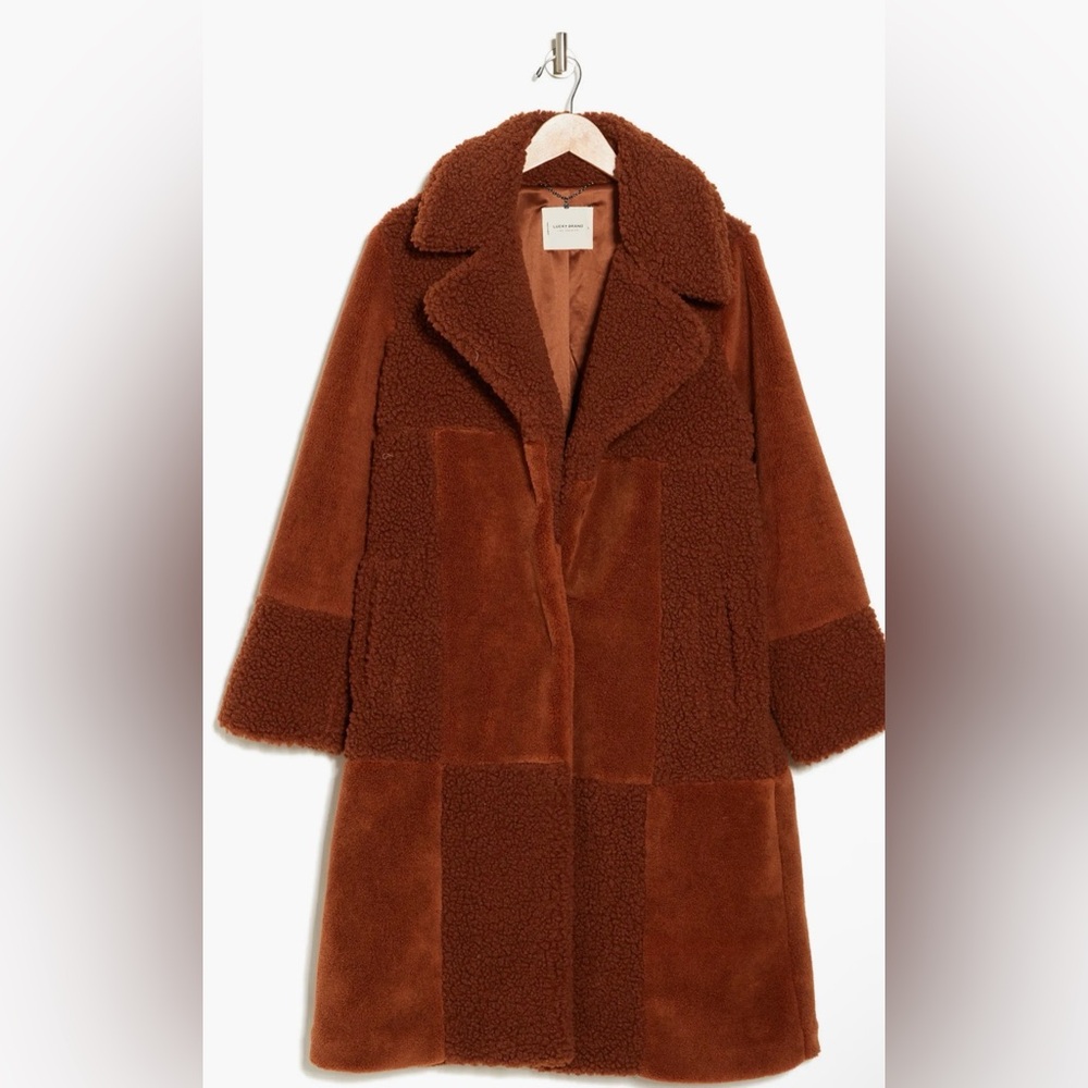 Lucky Brand • Women’s Sterling Teddy Trench Coat • Large • NWOT